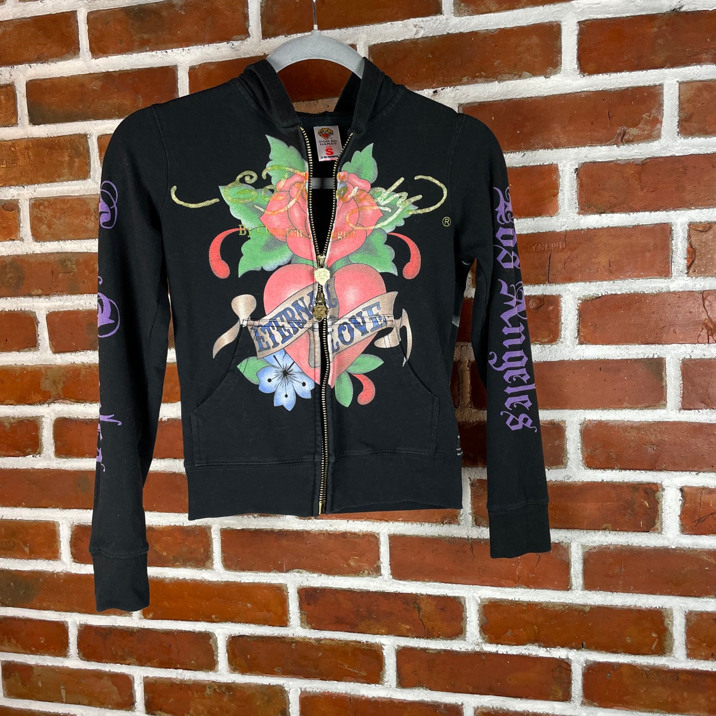Rozpinana bluza z kapturem Ed Hardy