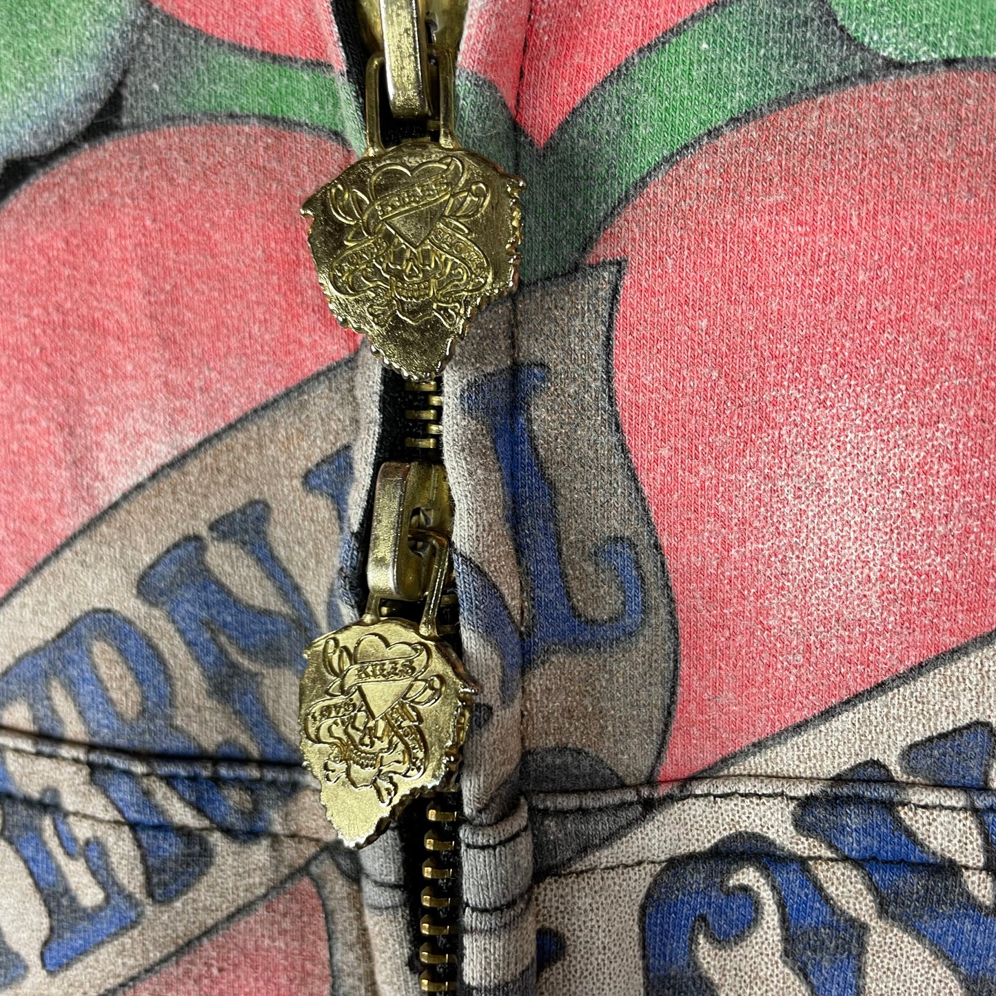 Rozpinana bluza z kapturem Ed Hardy