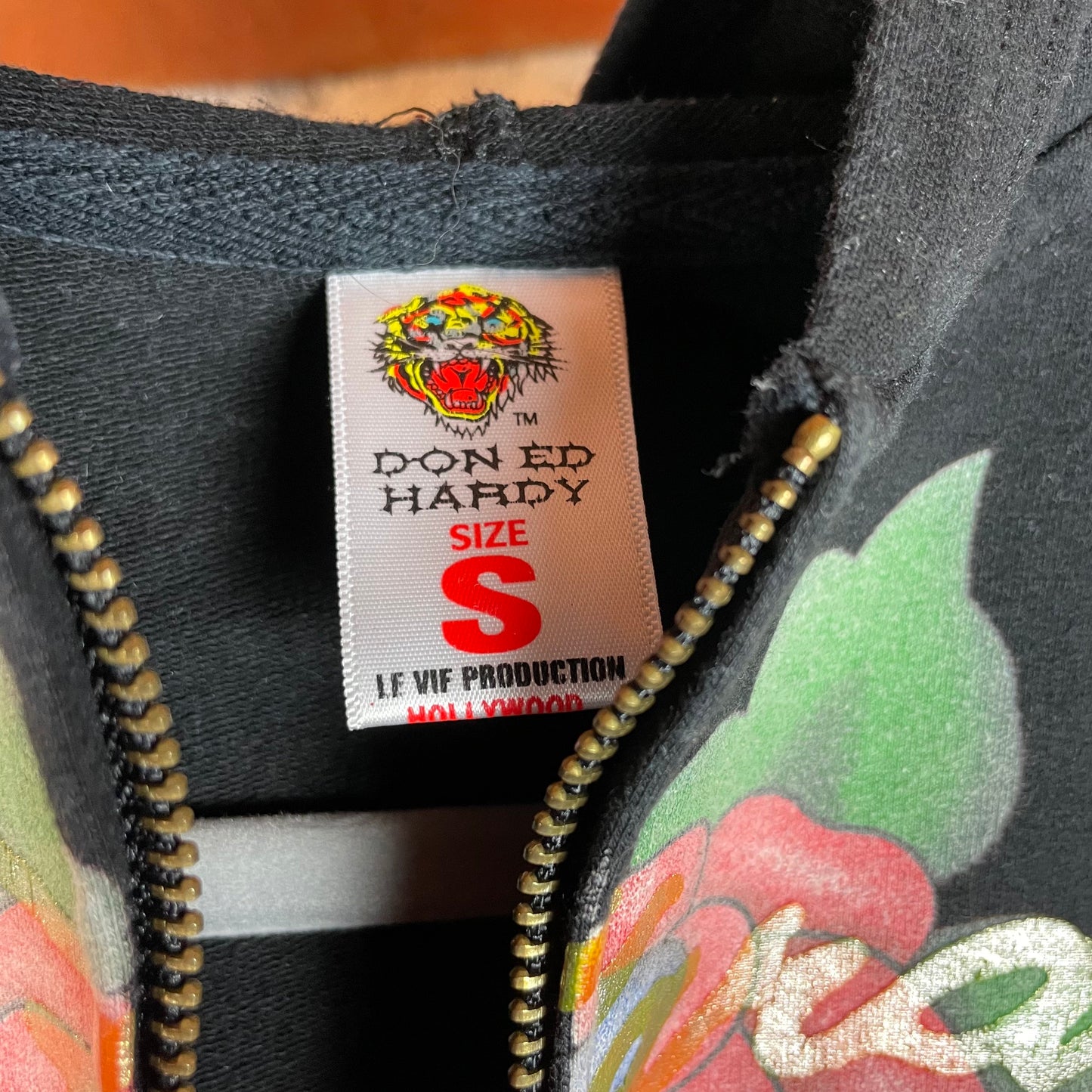 Rozpinana bluza z kapturem Ed Hardy