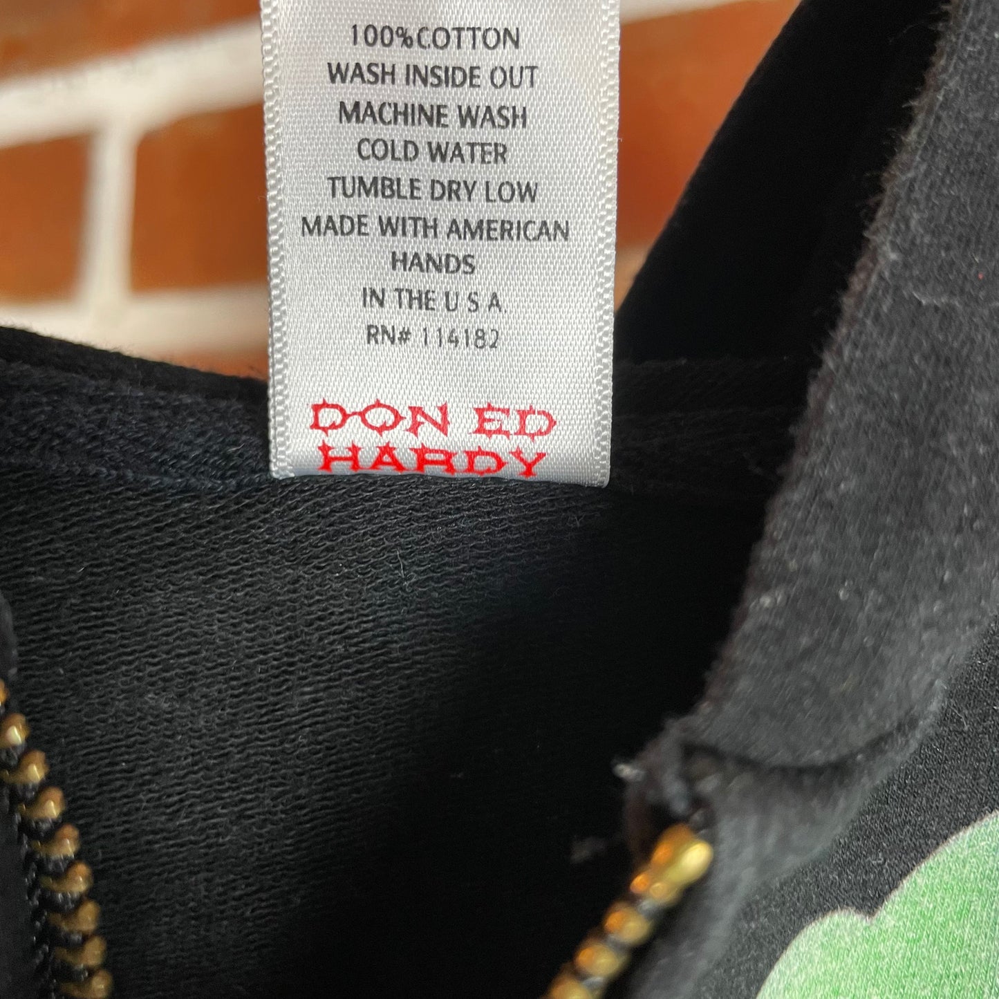 Rozpinana bluza z kapturem Ed Hardy